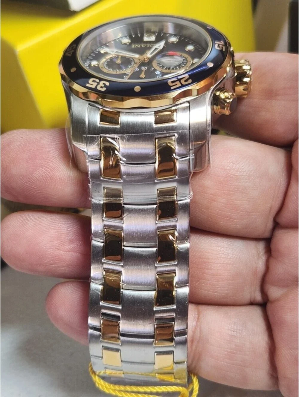 Invicta Pro Diver SCUBA Men's Watch - 48mm. Steel, Gold (0077)